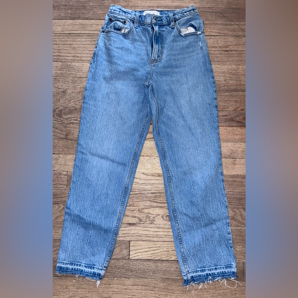 Abercrombie & Fitch Light Blue Straight Men's Jeans size 6 women